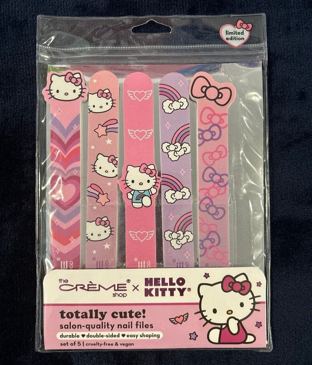 Hello Kitty Salon Quality Nail Files - Set of 5!